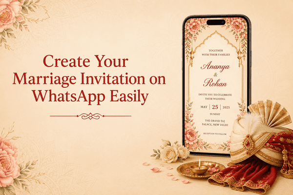 WhatsApp Marriage Invitation